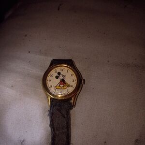 Disney Gold and Black Character Smartwatch